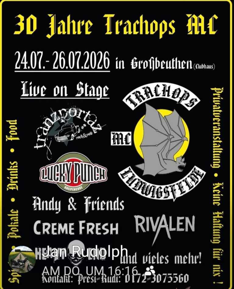 30 Jahre Trachops