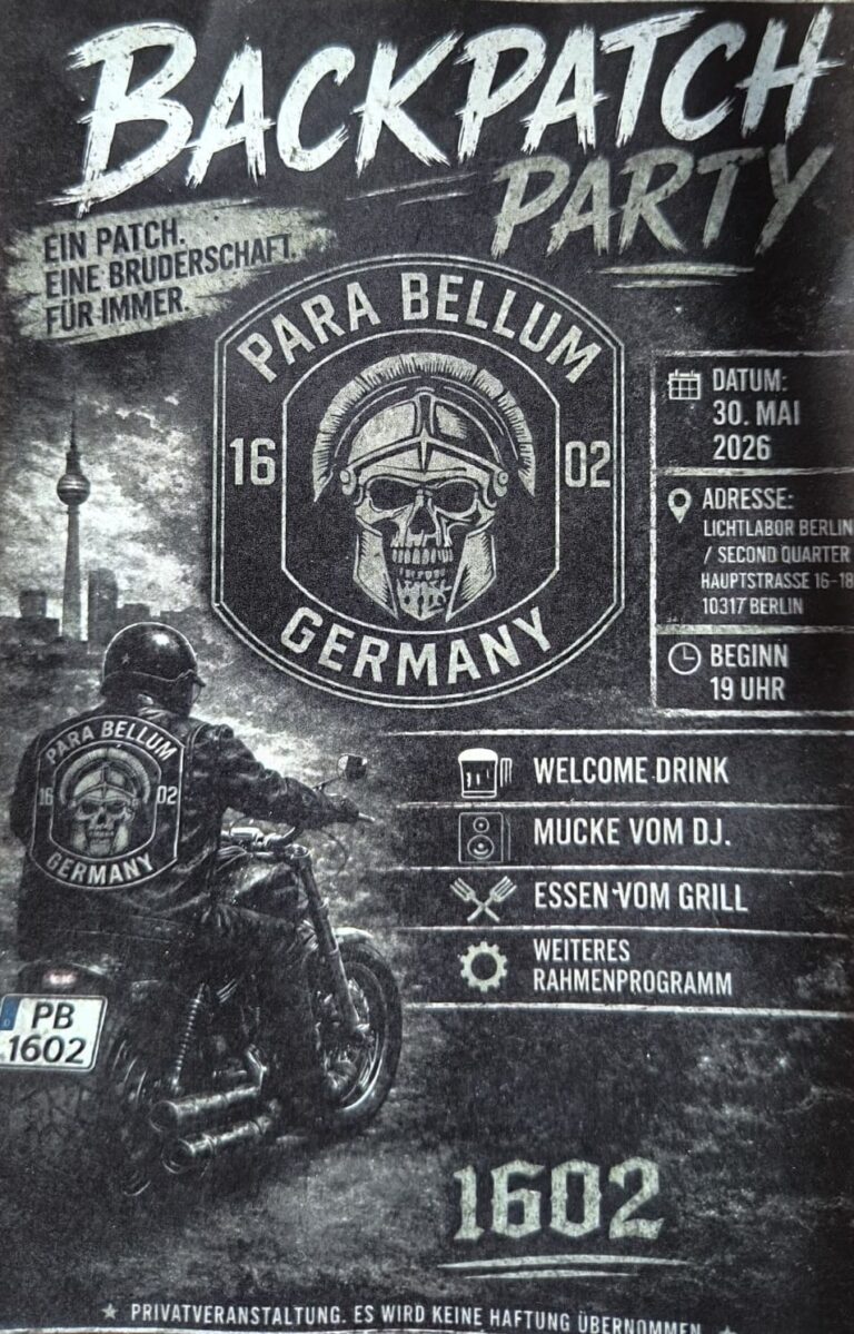 Para Bellum Backpatch Party